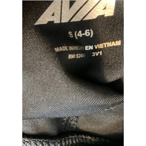 NWT Avia Leggings Women’s Size S (4-6) Black High Waist Ankle Legging UPF 50+ - Picture 12 of 12